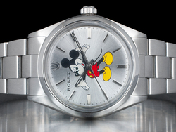Rolex Air-King 34 Customized Topolino Oyster 5500 Mickey Mouse - Double Dial